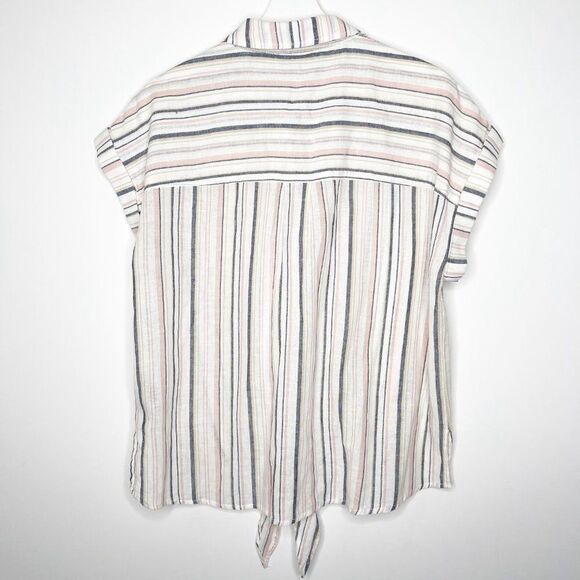 SANCTUARY Borrego Pink Striped Blouse - Picture 6 of 7